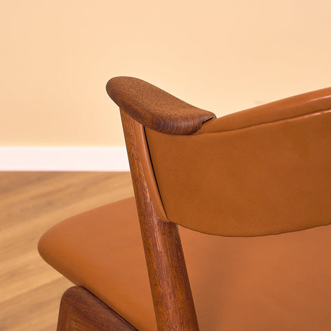 Danish dining chairs in solid teak, model 32 by Kai Kristiansen for Korup Stolefabrik