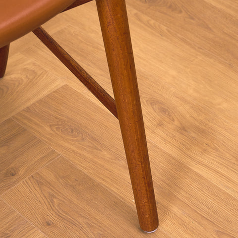 Danish dining chairs in solid teak, model 32 by Kai Kristiansen for Korup Stolefabrik