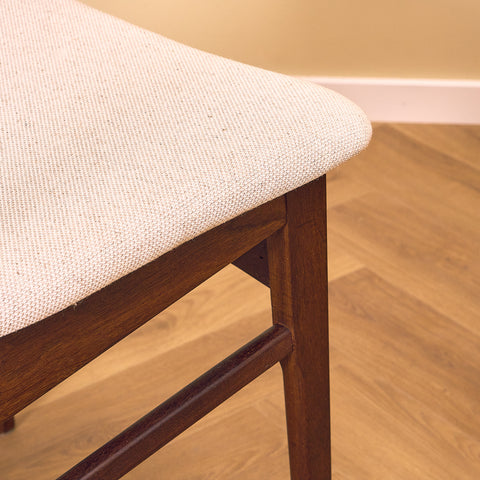 Danish set of 4 dining chairs in teak by Schiønning & Elgaard