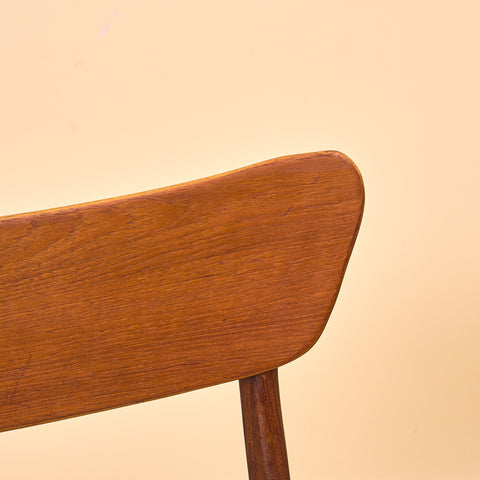 Danish set of 4 dining chairs in teak by Schiønning & Elgaard