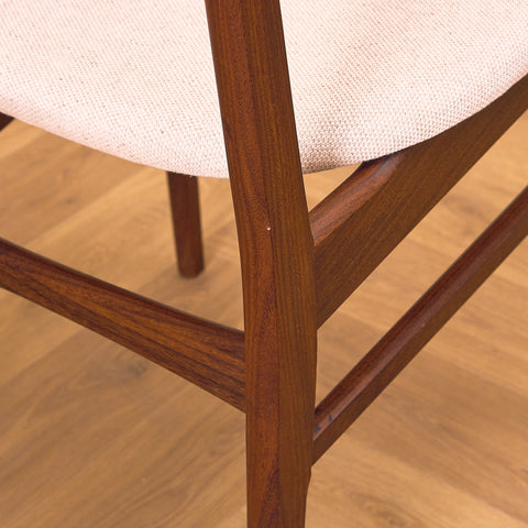 Danish set of 4 dining chairs in teak by Schiønning & Elgaard