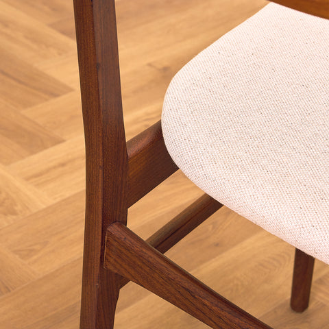 Danish set of 4 dining chairs in teak by Schiønning & Elgaard