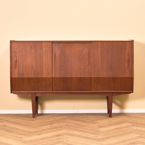Danish highboard in teak