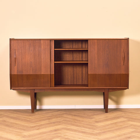Danish highboard in teak