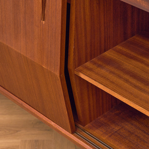Danish highboard in teak
