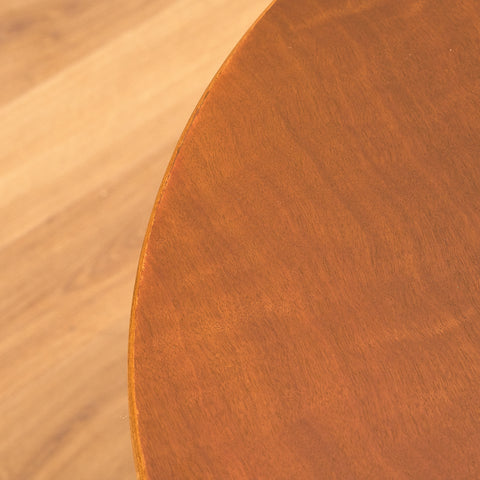 Swedish coffee table in elm & beech by David Rosén for Nordiska Kompaniet