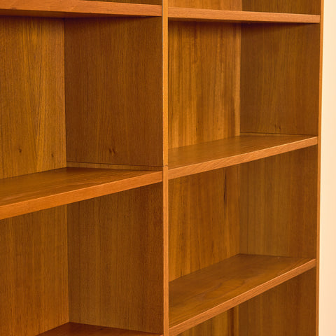 Swedish shelving system / bookshelf in teak