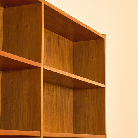 Swedish shelving system / bookshelf in teak