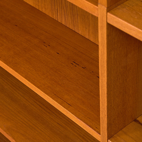 Swedish shelving system / bookshelf in teak