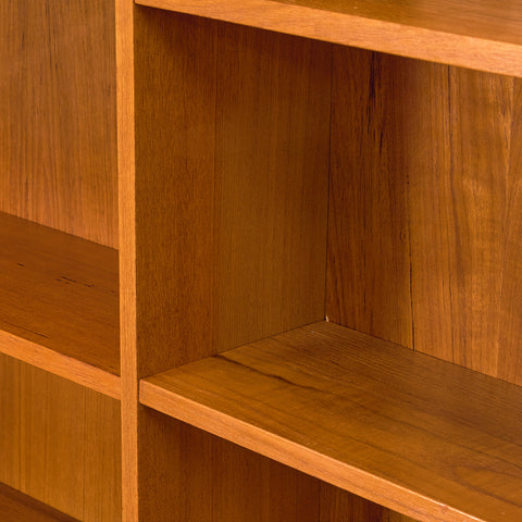 Swedish shelving system / bookshelf in teak