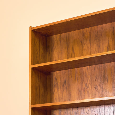 Swedish shelving system / bookshelf in teak