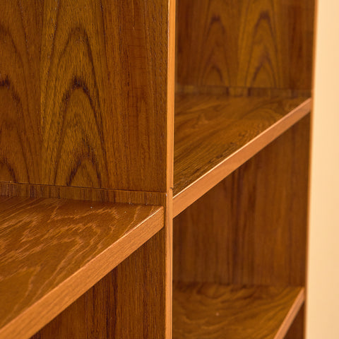 Swedish shelving system / bookshelf in teak