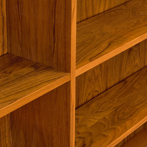Swedish shelving system / bookshelf in teak
