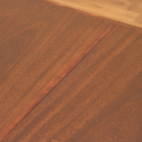 Danish oval dining table in mahogany