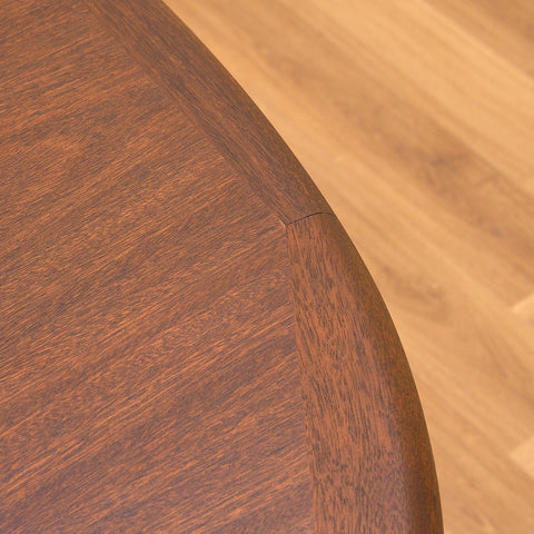 Danish oval dining table in mahogany