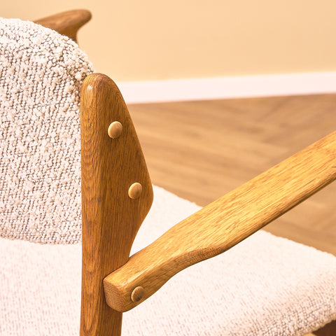 Set of 2 danish dining chairs in oak, 'model 49' by Erik Buch for O.D. Møbler