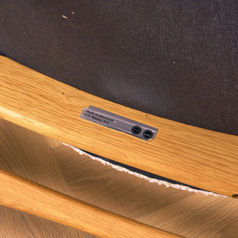 Set of 2 danish dining chairs in oak, 'model 49' by Erik Buch for O.D. Møbler