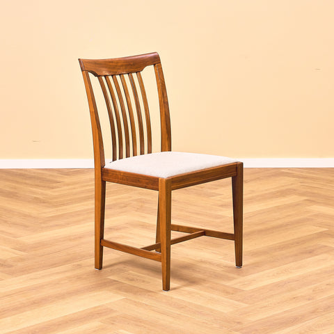 Swedish dining chairs in walnut, model 'Vindö' by Svante Skogh for Balders Snickeri