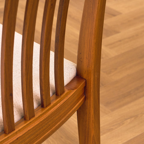 Swedish dining chairs in walnut, model 'Vindö' by Svante Skogh for Balders Snickeri