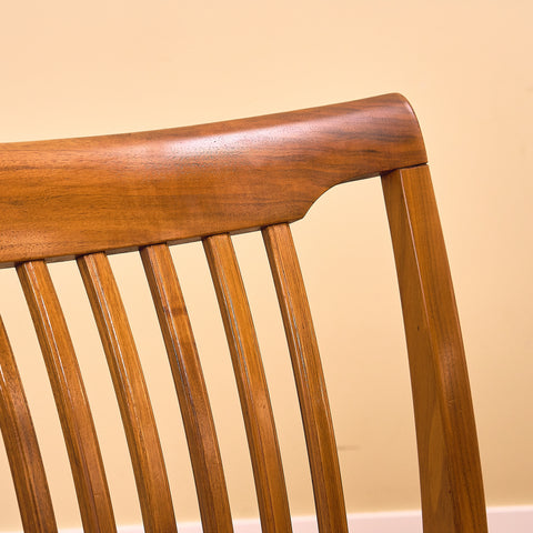 Swedish dining chairs in walnut, model 'Vindö' by Svante Skogh for Balders Snickeri