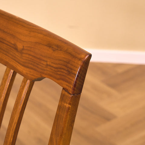 Swedish dining chairs in walnut, model 'Vindö' by Svante Skogh for Balders Snickeri