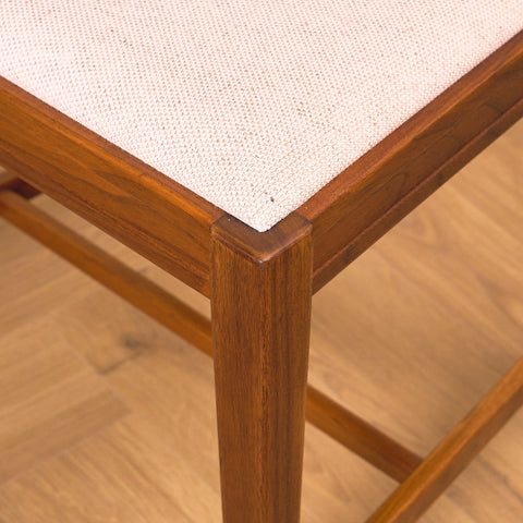 Swedish dining chairs in walnut, model 'Vindö' by Svante Skogh for Balders Snickeri