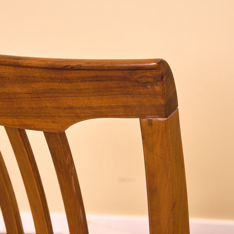 Swedish dining chairs in walnut, model 'Vindö' by Svante Skogh for Balders Snickeri