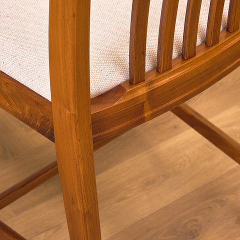 Swedish dining chairs in walnut, model 'Vindö' by Svante Skogh for Balders Snickeri