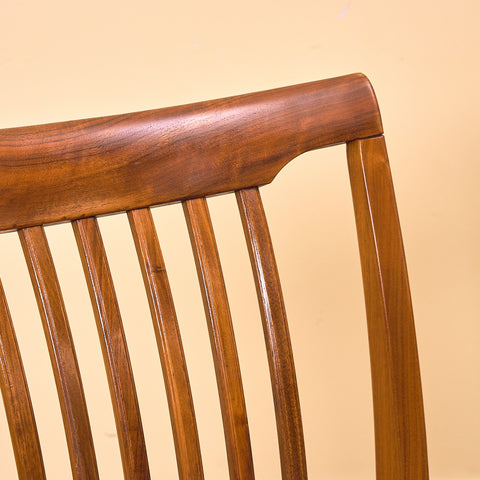 Swedish dining chairs in walnut, model 'Vindö' by Svante Skogh for Balders Snickeri