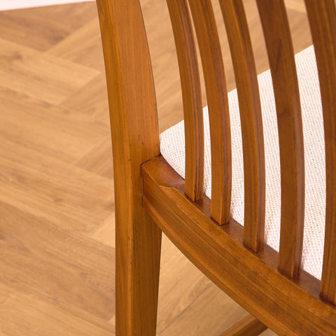 Swedish dining chairs in walnut, model 'Vindö' by Svante Skogh for Balders Snickeri