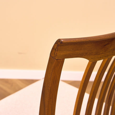 Swedish dining chairs in walnut, model 'Vindö' by Svante Skogh for Balders Snickeri