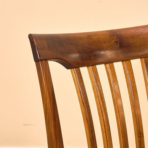 Swedish dining chairs in walnut, model 'Vindö' by Svante Skogh for Balders Snickeri