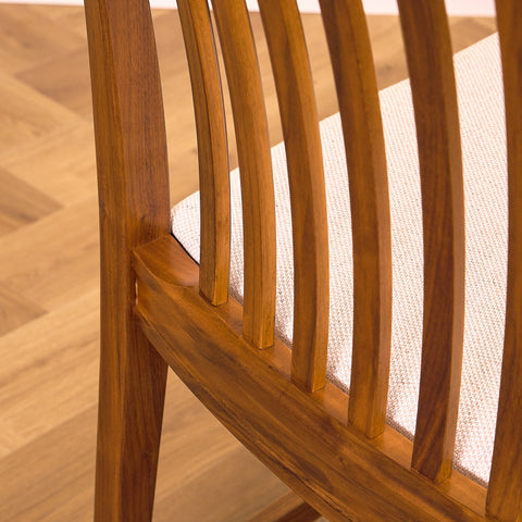 Swedish dining chairs in walnut, model 'Vindö' by Svante Skogh for Balders Snickeri