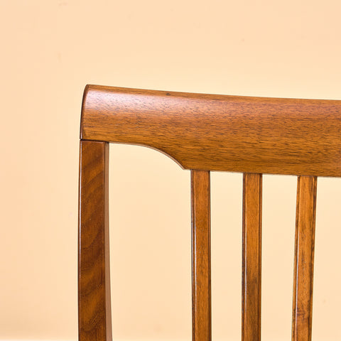 Swedish dining chairs in walnut, model 'Vindö' by Svante Skogh for Balders Snickeri