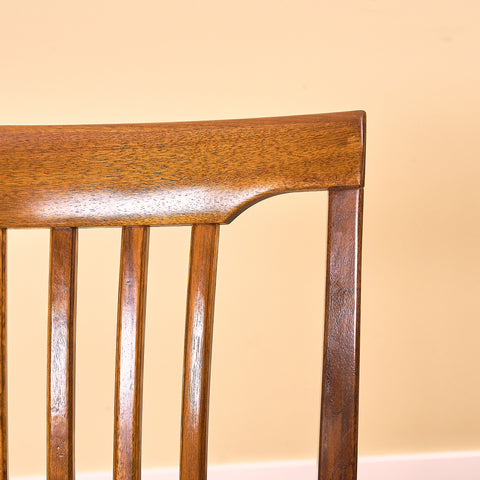 Swedish dining chairs in walnut, model 'Vindö' by Svante Skogh for Balders Snickeri