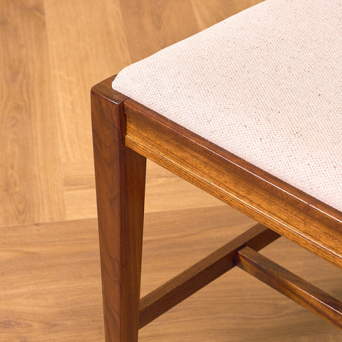 Swedish dining chairs in walnut, model 'Vindö' by Svante Skogh for Balders Snickeri