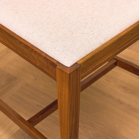 Swedish dining chairs in walnut, model 'Vindö' by Svante Skogh for Balders Snickeri