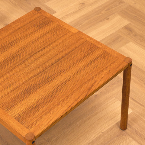 Danish side table in teak by Trioh