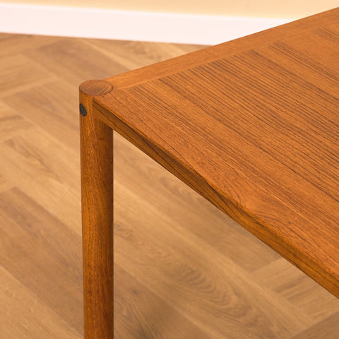 Danish side table in teak by Trioh
