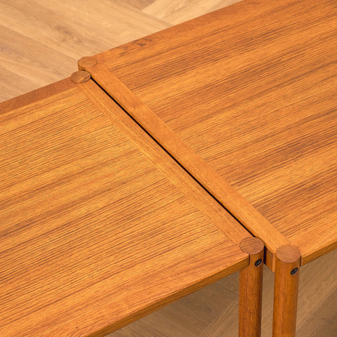 Danish side table in teak by Trioh