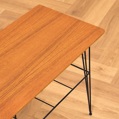 Swedish side table in teak