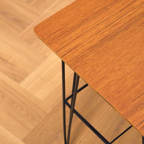 Swedish side table in teak