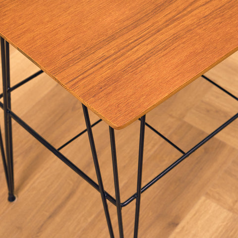 Swedish side table in teak