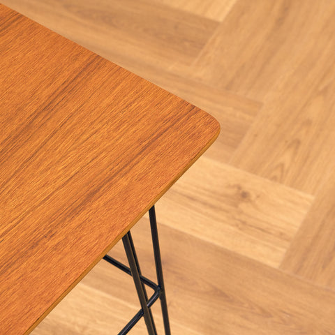 Swedish side table in teak