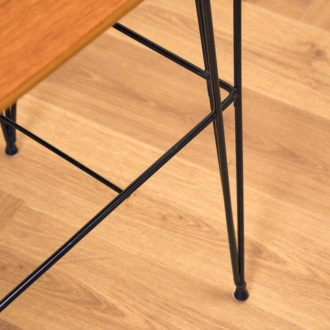 Swedish side table in teak