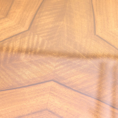 Swedish side table in walnut and glass