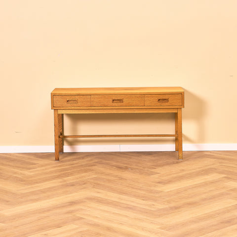 Swedish side table in oak