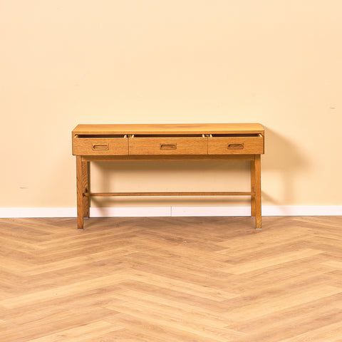 Swedish side table in oak