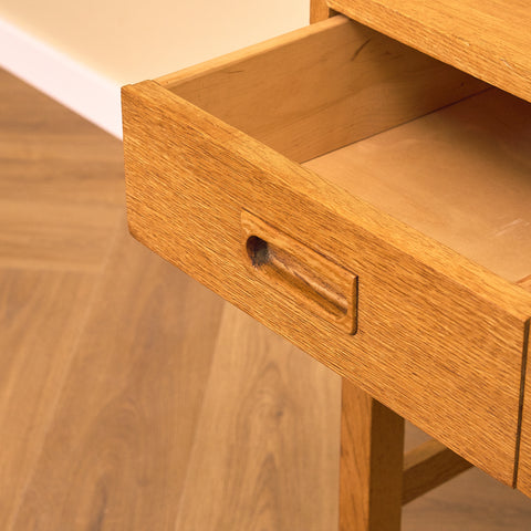 Swedish side table in oak