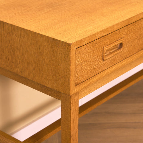 Swedish side table in oak
